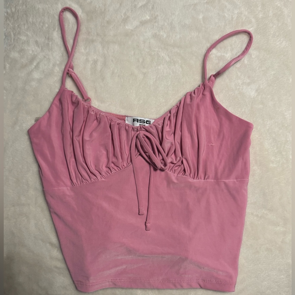 RSQ Blush Ruched Top